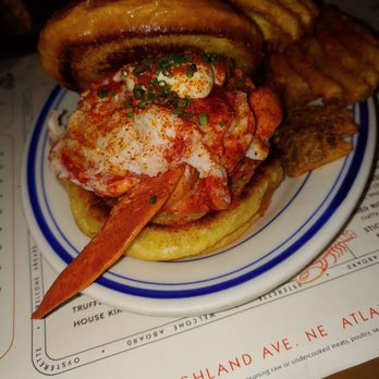 BeetleCat - Lobster roll with waffle fries - Seafood Near Me - Atlanta, Georgia BeetleCat - Lobster roll with waffle fries - Seafood Near Me - Atlanta, Georgia