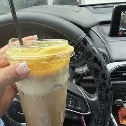 Banana ice coffee Banana ice coffee