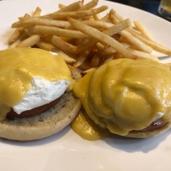 Brigantine - Classic Eggs Benedict w fries - Seafood Near Me - La Mesa, California Brigantine - Classic Eggs Benedict w fries - Seafood Near Me - La Mesa, California