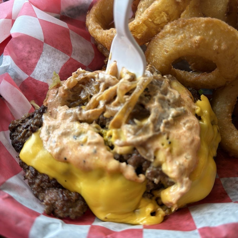Doinks Burger Joint - Inside the OG burger - Burgers Near Me - Cleveland, Ohio