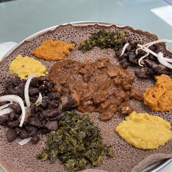 Lete's Injera and Cafe - Derek tibs and beef stew - Eritrean Near Me - Indianapolis, Indiana