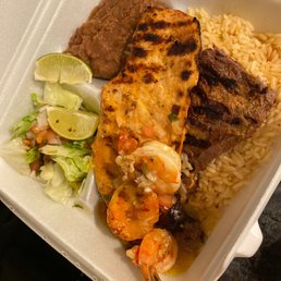 a meal in a styrofoam container a meal in a styrofoam container