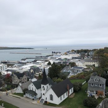 Fort Mackinac - Beautiful view from the fort! - Landmarks & Historical Buildings Near Me - Mackinac Island, Michigan