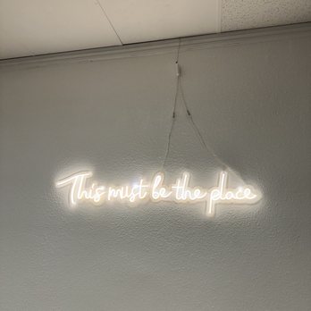 Our Place Dessert Cafe - "This must be the place" neon sign - Cafes Near Me - Edmonds, Washington