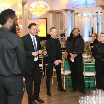 Ovation Event Staffing - We always do a pre event meeting to ensure everyone has their assignments and are ready to go. - Caterers Near Me - Houston, Texas Ovation Event Staffing - We always do a pre event meeting to ensure everyone has their assignments and are ready to go. - Caterers Near Me - Houston, Texas