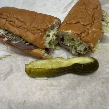 Lil' Pickle USA - Beef and turkey known as the Chargers like the team. - Sandwiches Near Me - Costa Mesa, California Lil' Pickle USA - Beef and turkey known as the Chargers like the team. - Sandwiches Near Me - Costa Mesa, California