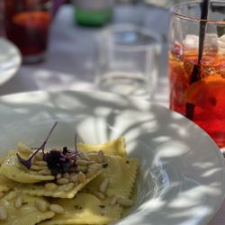 Bellavista - Perch ravioli in butter sauce