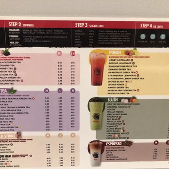 Kung Fu Tea - Cary - Menu - Bubble Tea Near Me - Cary, North Carolina