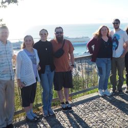 Tom Rich - Cruise Planners - Great view of Barcelona and our cruise ship