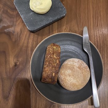 Aquavit - Sourdough & and seeded rye bread with house made butter - Scandinavian Near Me - New York, New York Aquavit - Sourdough & and seeded rye bread with house made butter - Scandinavian Near Me - New York, New York