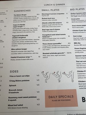 Menu photo 4 Balans Soho Society London, XGL