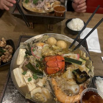 Tasty Pot - 12. Seafood Filet Hot Soup, Basil Popcorn Chicken, 2. Lamb Hot Soup - Taiwanese Near Me - Dublin, California Tasty Pot - 12. Seafood Filet Hot Soup, Basil Popcorn Chicken, 2. Lamb Hot Soup - Taiwanese Near Me - Dublin, California
