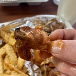 That is a chicken wing. I got ten of these.