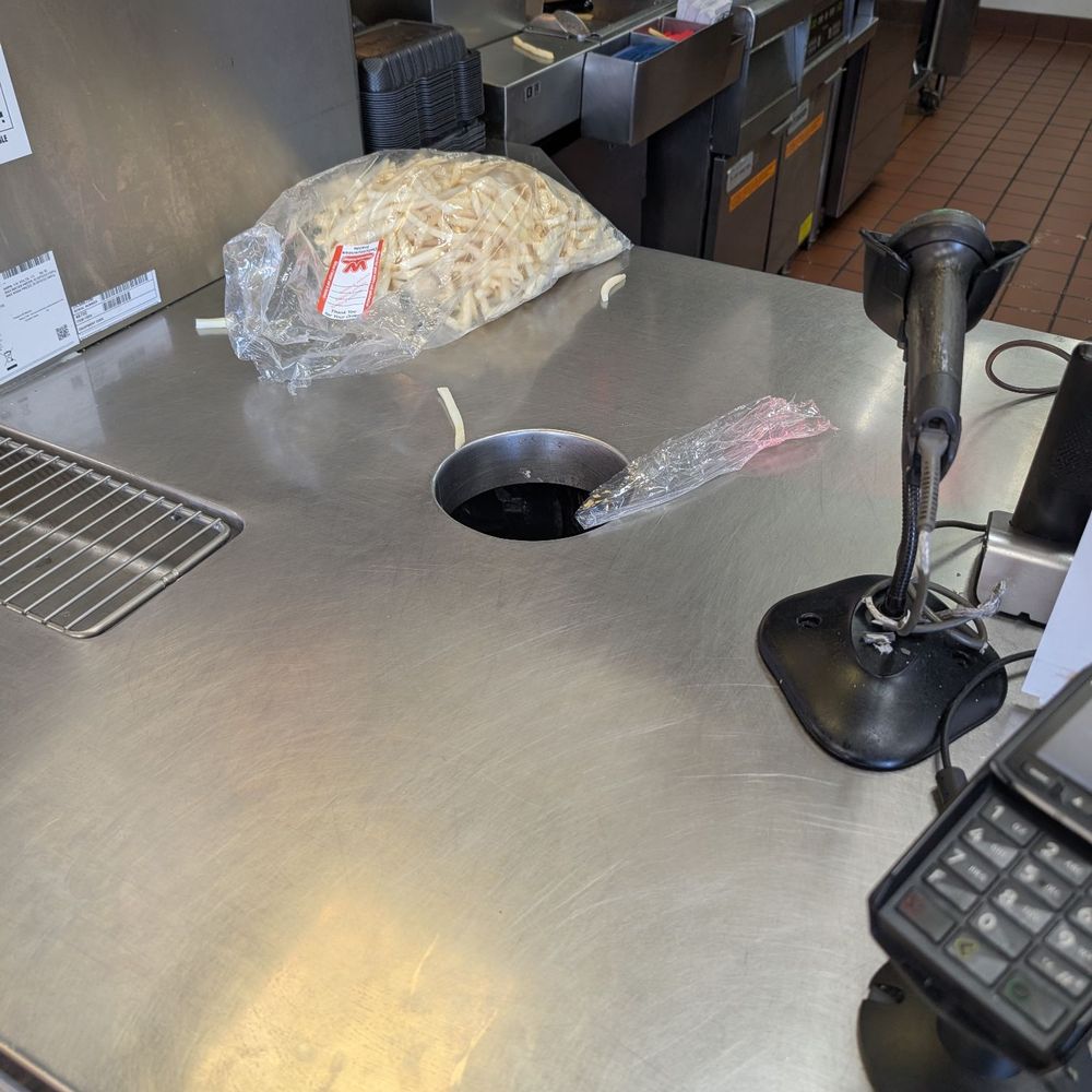 Wienerschnitzel - Frozen fries at the garbage hole...hellyeah - Hot Dogs Near Me - Fontana, California