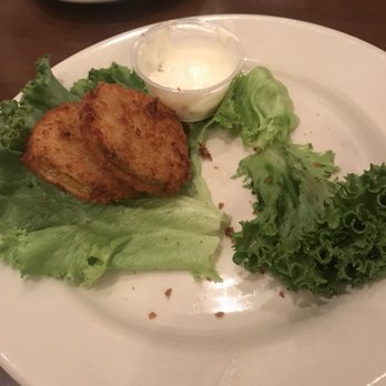 Crystal Beer Parlor - (Partial) Order of Fried Green Tomatoes - Southern Near Me - Savannah, Georgia
