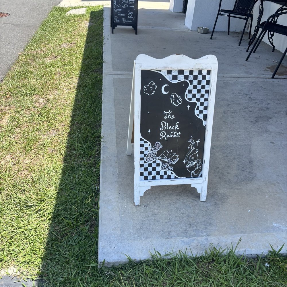 The Black Rabbit - Outside sign - Bookstores Near Me - Clermont, Florida The Black Rabbit - Outside sign - Bookstores Near Me - Clermont, Florida