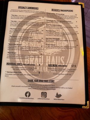 Menu photo 6 Millstream Brau Haus Amana, IA Menu photo 6 Millstream Brau Haus Amana, IA