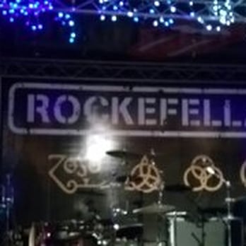 Rockefellas Bar - That outdoor stage with the Led Zeppelin sigils - Bars Near Me - Corona, California