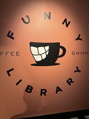 Funny Library Coffee Shop by null