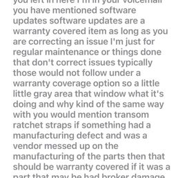 Voicemail malibu left me which is exactly what I thought.