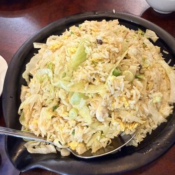Golden Wok Bistro - Chicken and salted fish fried rice. - Hong Kong Style Cafe Near Me - San Mateo, California