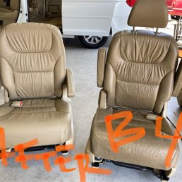 Leather restored