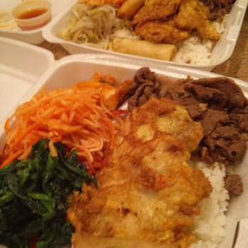 Gina's B-B-Q - Combo plate :) super yummy - Korean Near Me - Honolulu, Hawaii Gina's B-B-Q - Combo plate :) super yummy - Korean Near Me - Honolulu, Hawaii