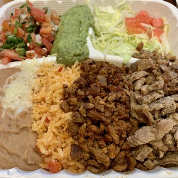 Fiesta Taco - Meat platter with both al pastor and carne asada. - Tacos Near Me - Pleasanton, California