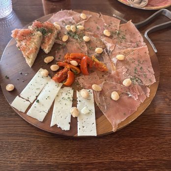 Firefly Tapas Kitchen + Bar - Plate of Serrano Ham and Manchego Cheese - Tapas/Small Plates Near Me - Las Vegas, Nevada