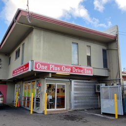 Exterior photo of One Plus One Drive Inn - Honolulu, Hawaii Exterior photo of One Plus One Drive Inn - Honolulu, Hawaii