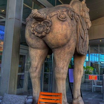 PF Chang's - The back side of the horse on the patio. - Chinese Near Me - Tampa, Florida PF Chang's - The back side of the horse on the patio. - Chinese Near Me - Tampa, Florida