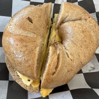 Brooklyn Bagel & Deli - Egg & Cheese Sandwich on Wheat Bagel - Breakfast & Brunch Near Me - Atlanta, Georgia Brooklyn Bagel & Deli - Egg & Cheese Sandwich on Wheat Bagel - Breakfast & Brunch Near Me - Atlanta, Georgia