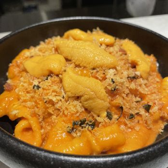Foxface Natural - Homemade pasta with tomato uni sauce - Seafood Near Me - New York, New York Foxface Natural - Homemade pasta with tomato uni sauce - Seafood Near Me - New York, New York