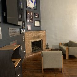 Round One Sports Grill - The additional space inside the restaurant. Very cozy