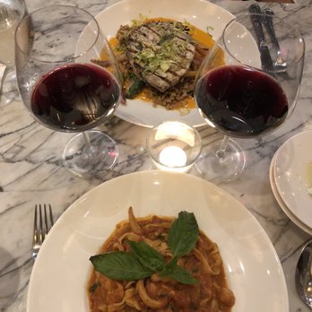 Il Figlio Enoteca - Tagliatelle seafood and swordfish special - Italian Near Me - Fishkill, New York