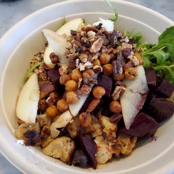 Honest Mary's - Golden Grain bowl with Chicken - New American Near Me - Austin, Texas