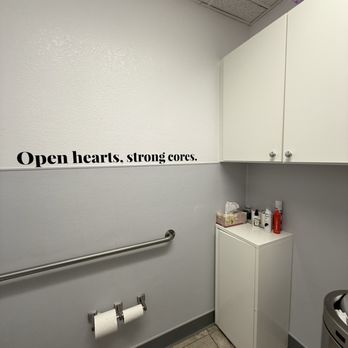 Heartcore - Inside the bathroom - Pilates Near Me - Redwood City, California