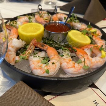 LB Steak - Our Shrimp Cocktail Apps! High Tech Biz Lunch Chatbots+AI! @LB Steak Santana Row San Jose CA Thur 3/28/24 - Steakhouses Near Me - San Jose, California