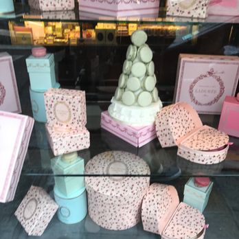 Ladurée - Loved the prints on these boxes - Tea Rooms Near Me - Paris, 75