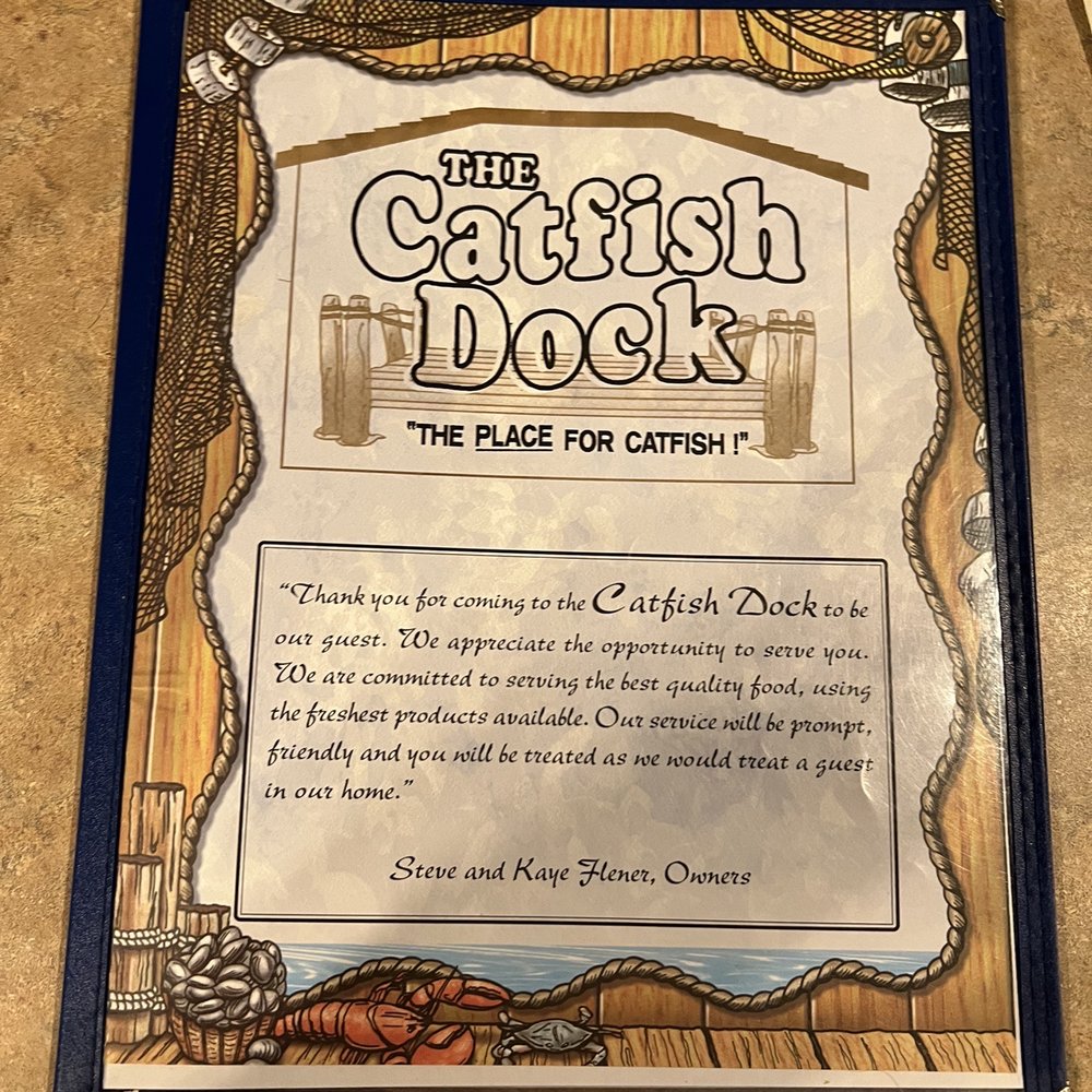 Catfish Dock - a close up of the front cover of the book - Seafood Near Me - Powderly, Kentucky