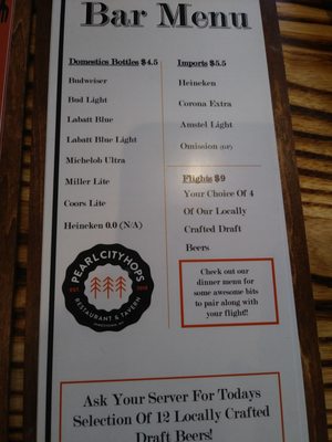 Menu photo 2 Pearl City Hops Jamestown, NY Menu photo 2 Pearl City Hops Jamestown, NY
