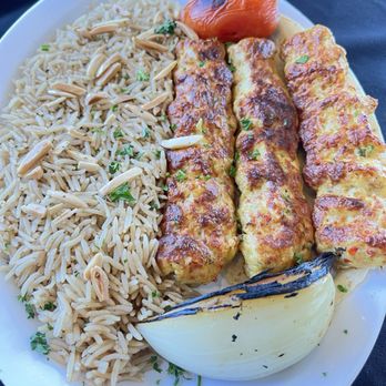 Tarbosh Mediterranean Restaurant - Chicken Kabab Plate - Mediterranean Near Me - El Cajon, California Tarbosh Mediterranean Restaurant - Chicken Kabab Plate - Mediterranean Near Me - El Cajon, California