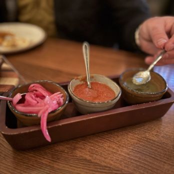 Pura Brasa - Salsa and pickled onions - Steakhouses Near Me - Sumner, Washington Pura Brasa - Salsa and pickled onions - Steakhouses Near Me - Sumner, Washington
