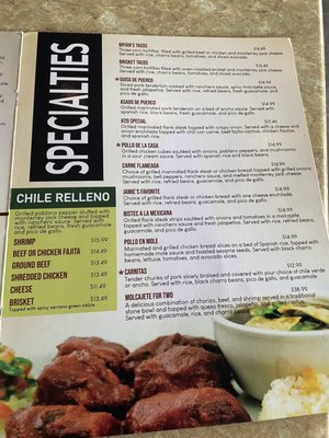 Menu photo 4 Salsa Tex Mex Prosper, TX