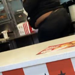 KFC - Just standing there ignoring everybody