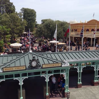 Mark Twain Riverboat - Waiting area as seen from the top deck of the boat - Amusement Parks Near Me - Anaheim, California Mark Twain Riverboat - Waiting area as seen from the top deck of the boat - Amusement Parks Near Me - Anaheim, California