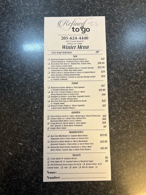 Menu photo 1 Refined To Go Helena, AL Menu photo 1 Refined To Go Helena, AL