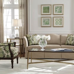 A & M Home Furnishings - The Jessica collection of occasional tables are one of our favorites. The metal and glass combination works well in so many r...