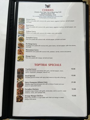 Menu photo 5 Topthai Kitchen Lincoln, CA Menu photo 5 Topthai Kitchen Lincoln, CA