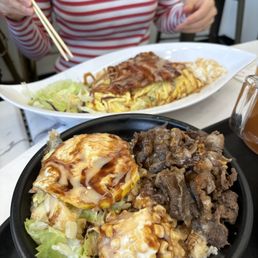 cupbap and omurice